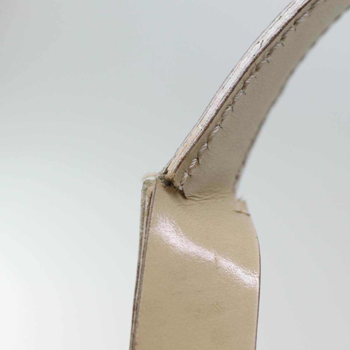 GUCCI Hand Bag Patent leather Beige 72962