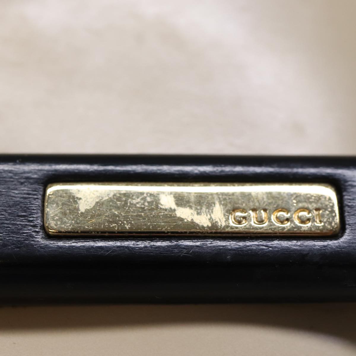 GUCCI Hand Bag Patent leather Beige 72962