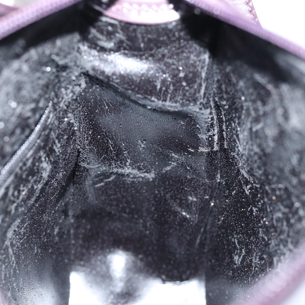 GUCCI Shoulder Bag Patent leather Purple 007 2046 0250 72963