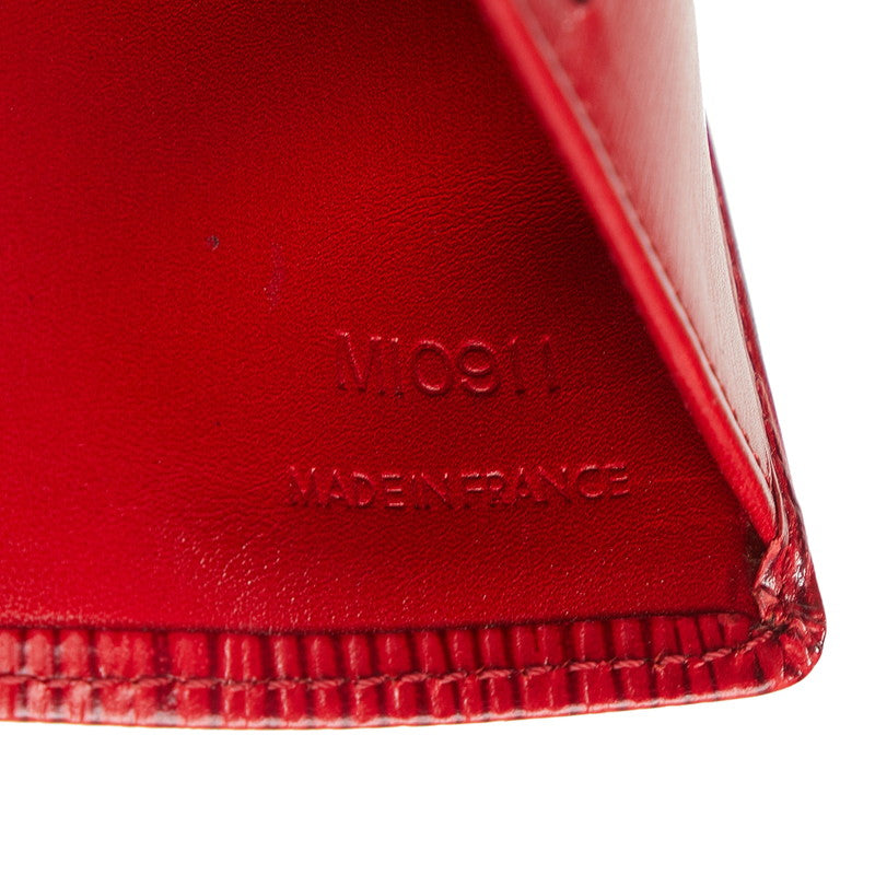 Louis Vuitton Epic Portemonnaie Belle Carthage Three Folded Wallet M6348E Castilian Red Leather  Louis Vuitton