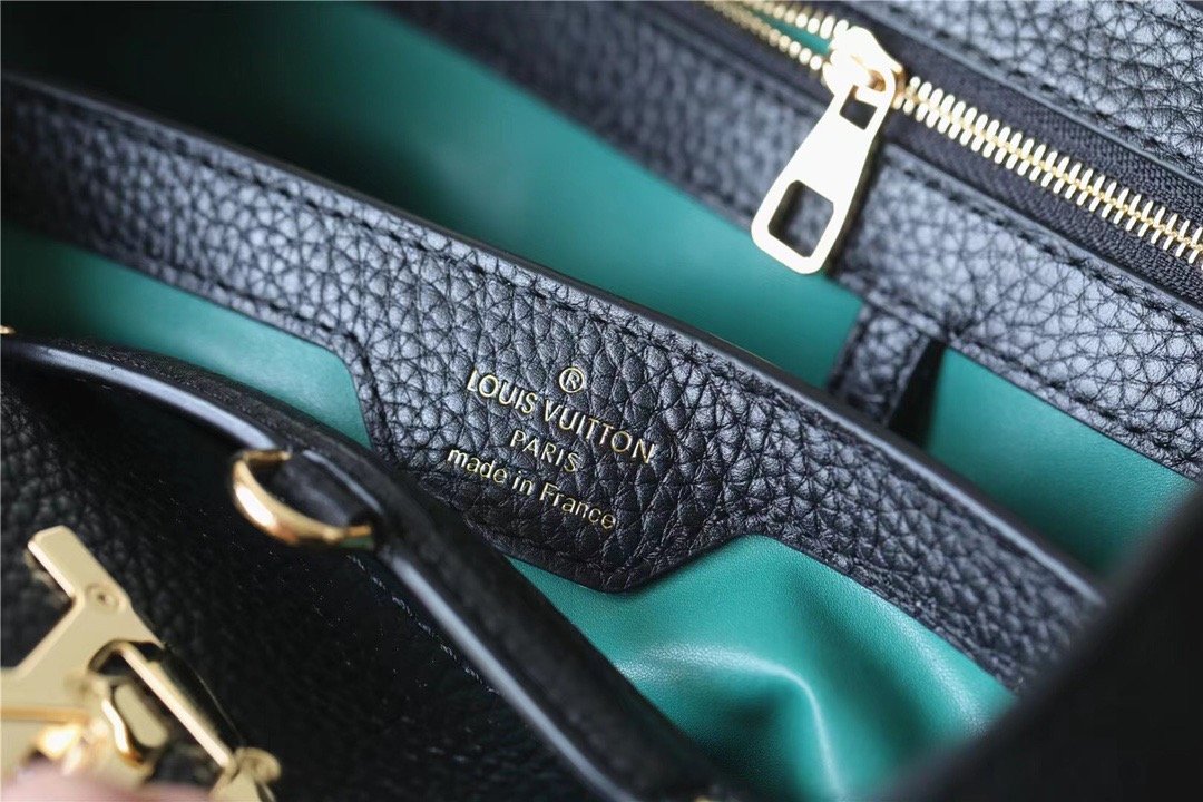 LV Capucines GLAMI Taurillon Black For Women,  Shoulder And Crossbody Bags 26cm/10.6in LV