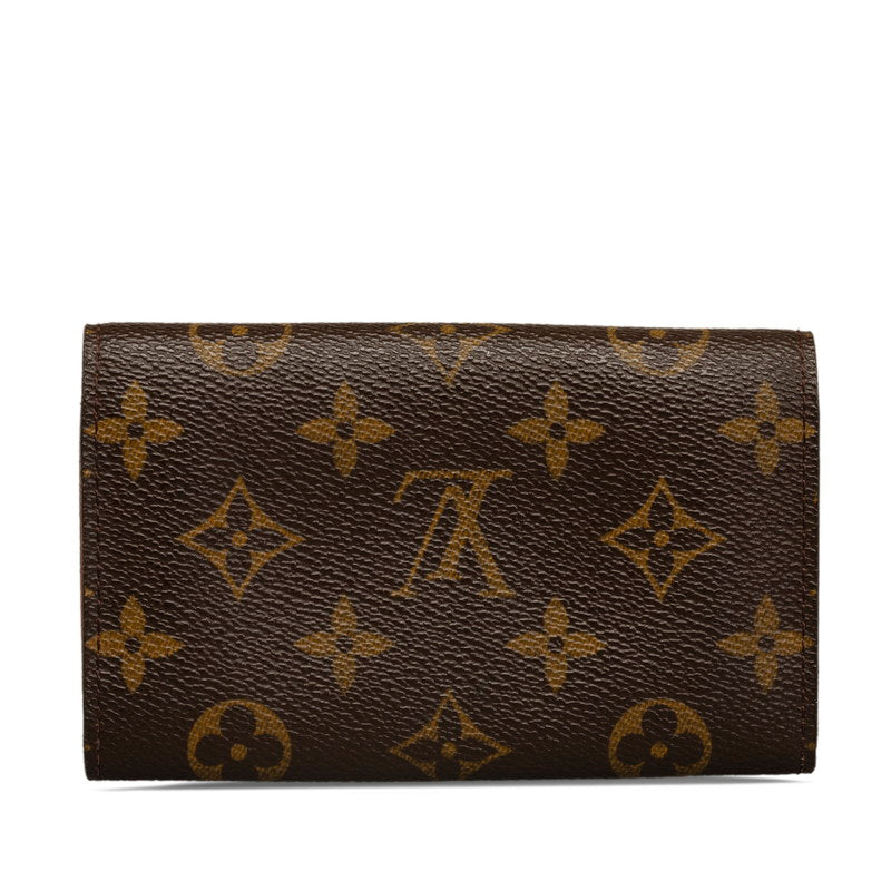 Louis Vuitton Monogram M61735 Coin Case PVC/Leather Brown