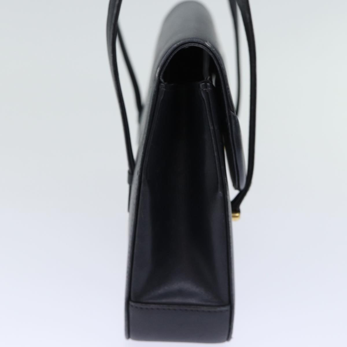 GUCCI Hand Bag Leather Black 73035