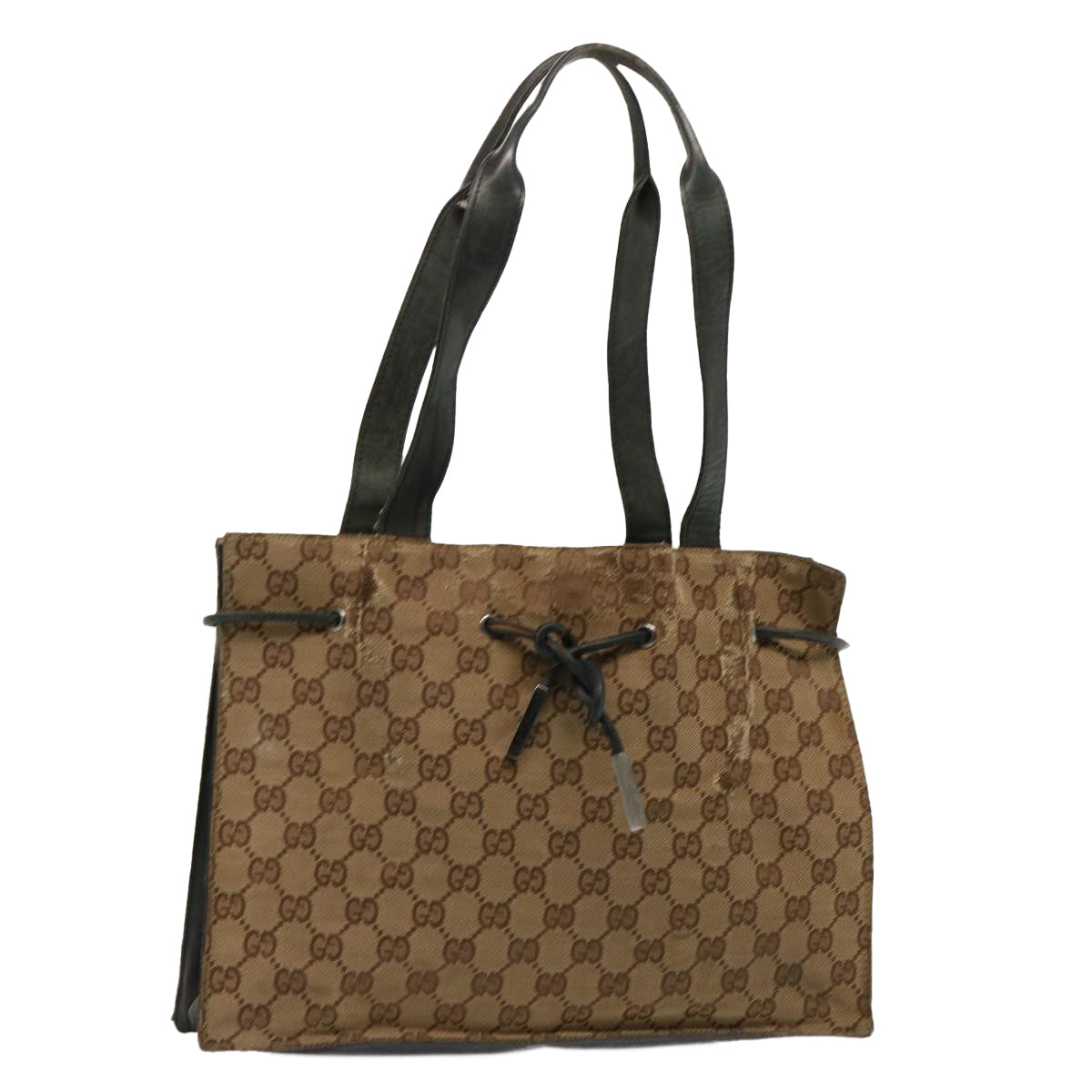 GUCCI GG Canvas Hand Bag Beige 002 1053 3754 73114