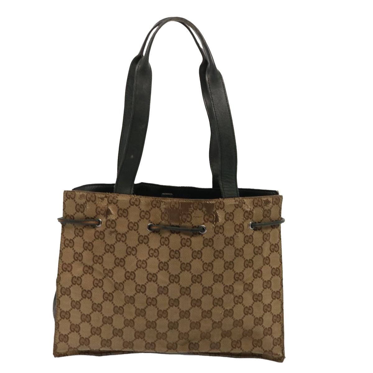 GUCCI GG Canvas Hand Bag Beige 002 1053 3754 73114