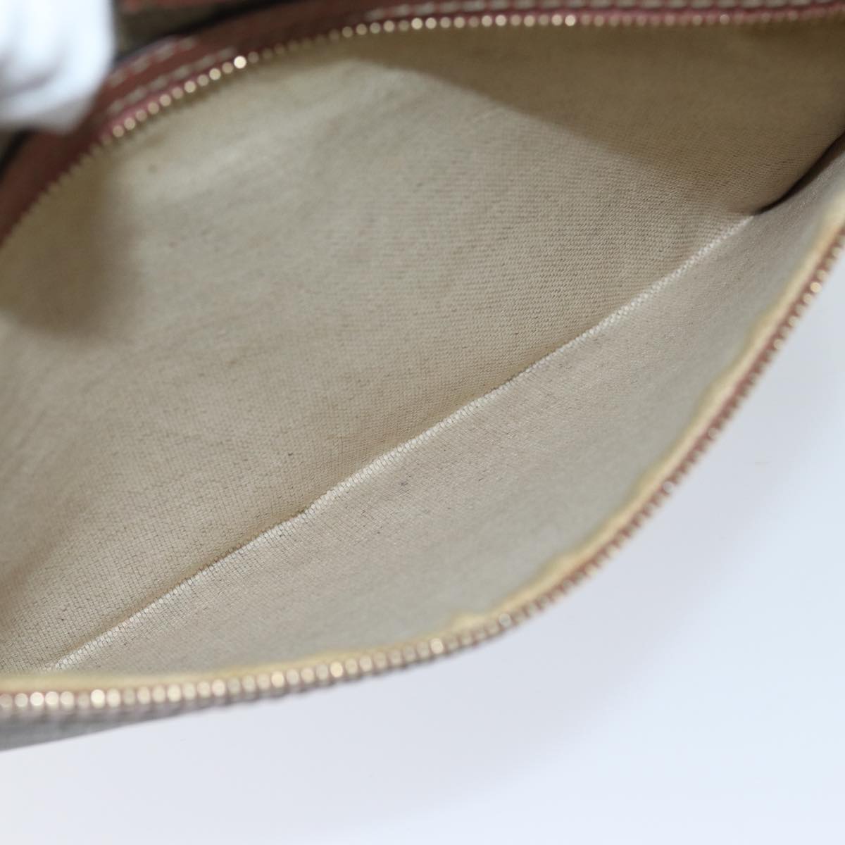 GUCCI GG Supreme Shoulder Bag PVC Beige 295257 73121