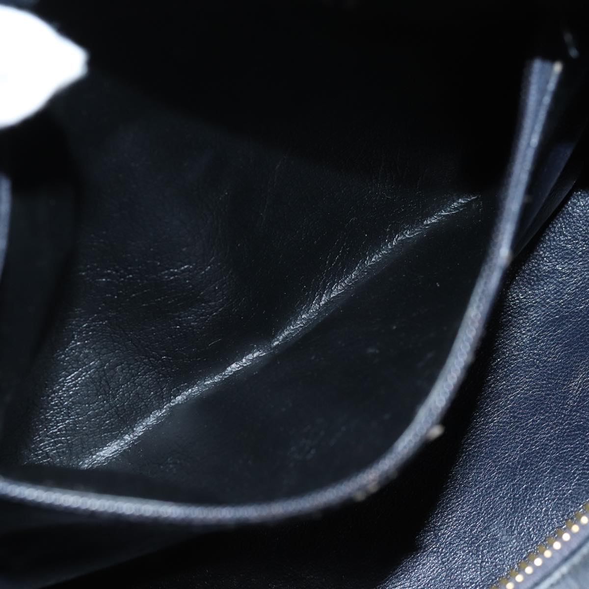 GUCCI GG Supreme Hand Bag PVC Navy 73123