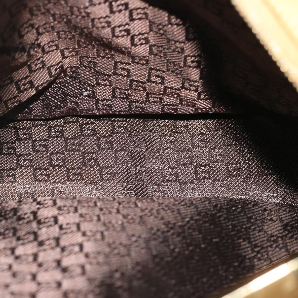 GUCCI Shoulder Bag Suede Brown 001 3814 73124