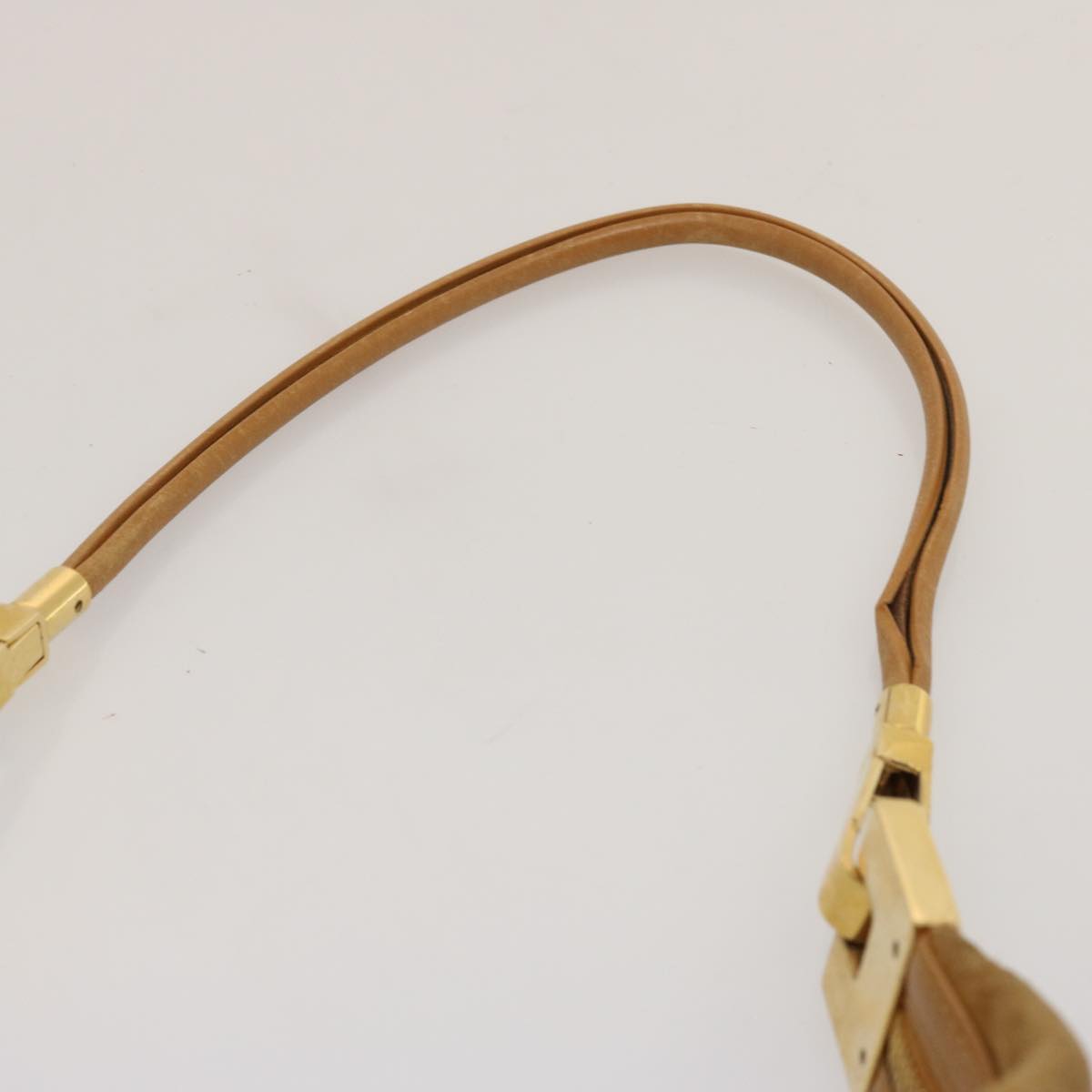 GUCCI Shoulder Bag Suede Brown 001 3814 73124