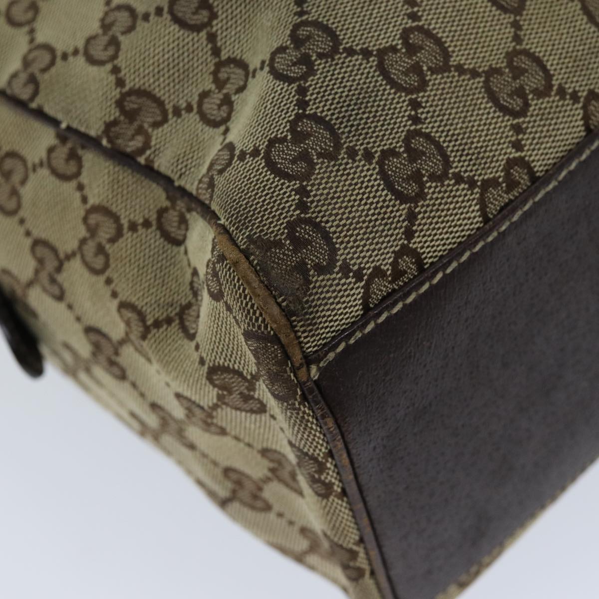GUCCI GG Canvas Hand Bag Beige 154180 73126