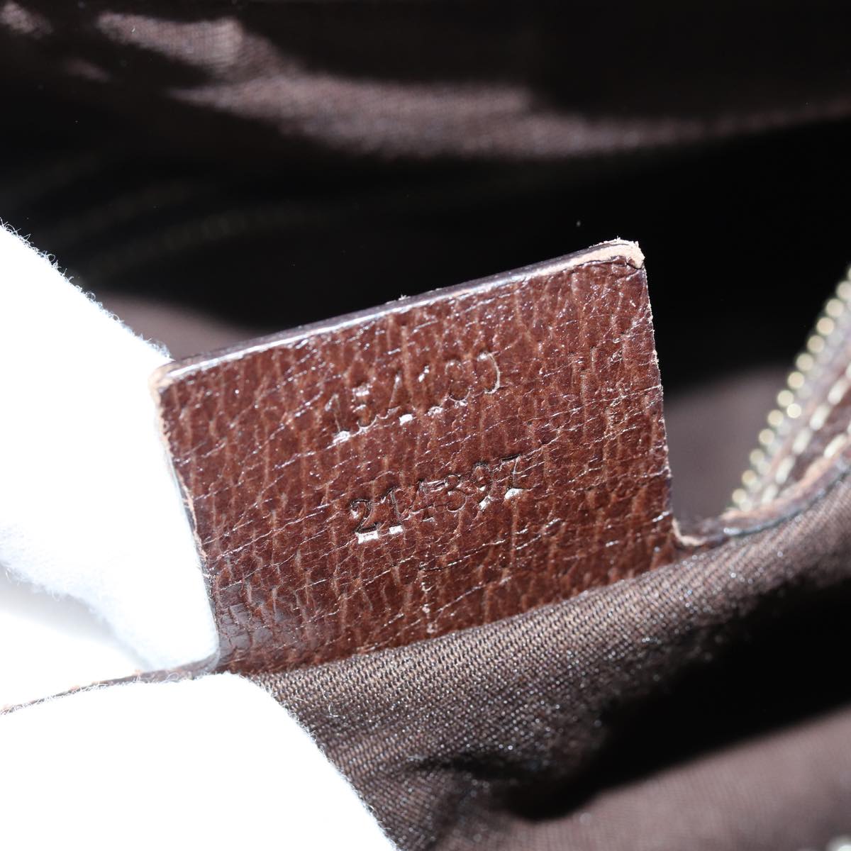 GUCCI GG Canvas Hand Bag Beige 154180 73126