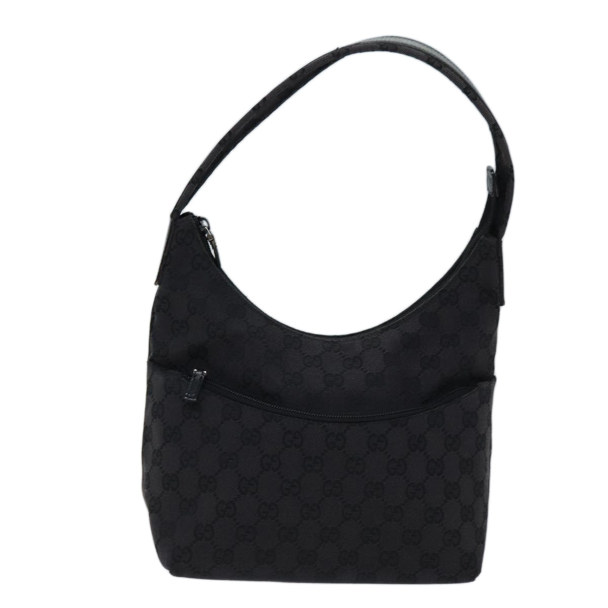 GUCCI GG Canvas Shoulder Bag Black 001 3386 1705 73127