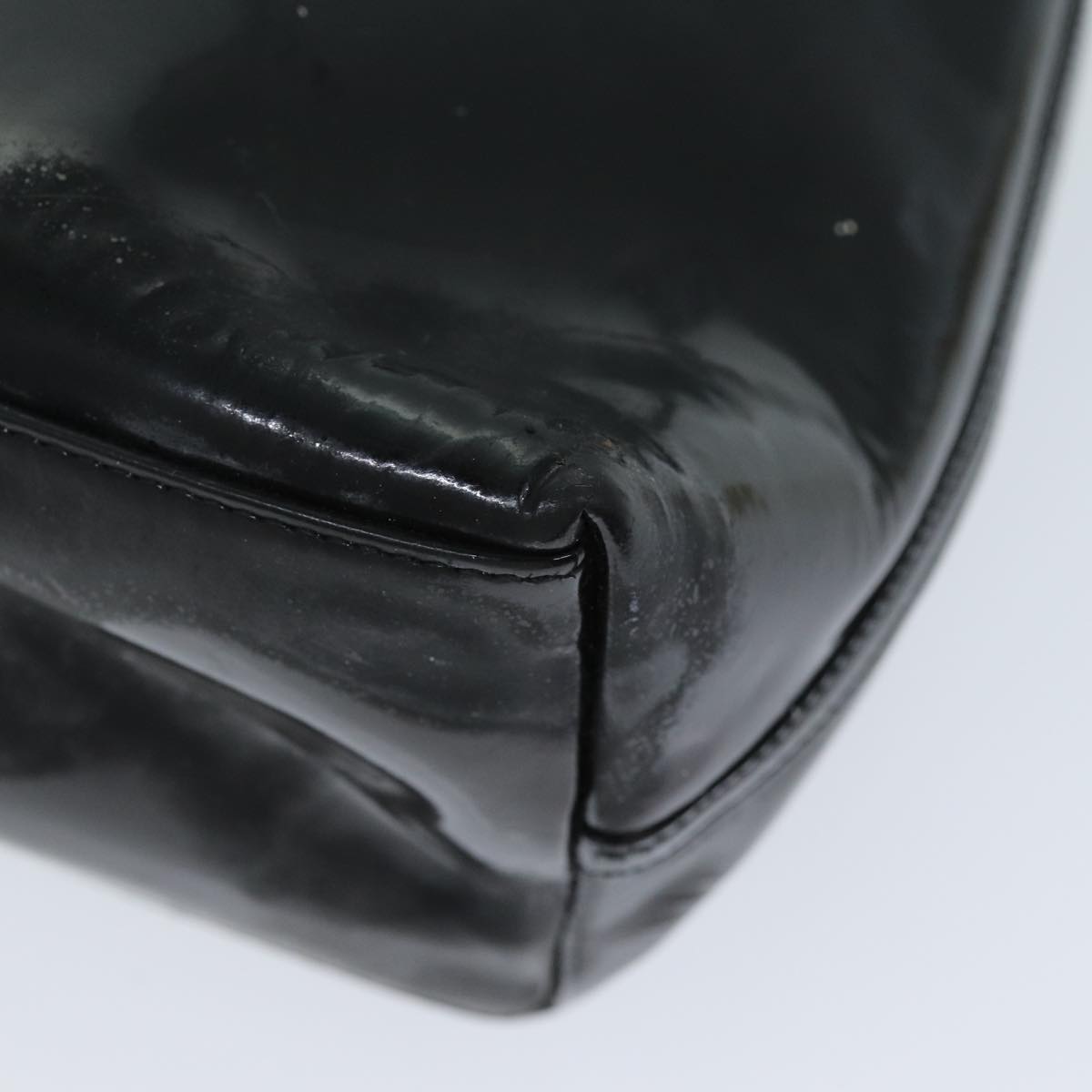 GUCCI Shoulder Bag Patent leather Black 73146