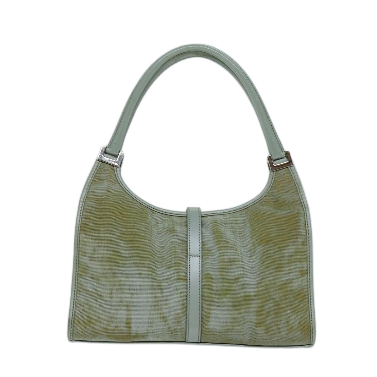 GUCCI Jackie Shoulder Bag Nylon Green 002 1068 73149