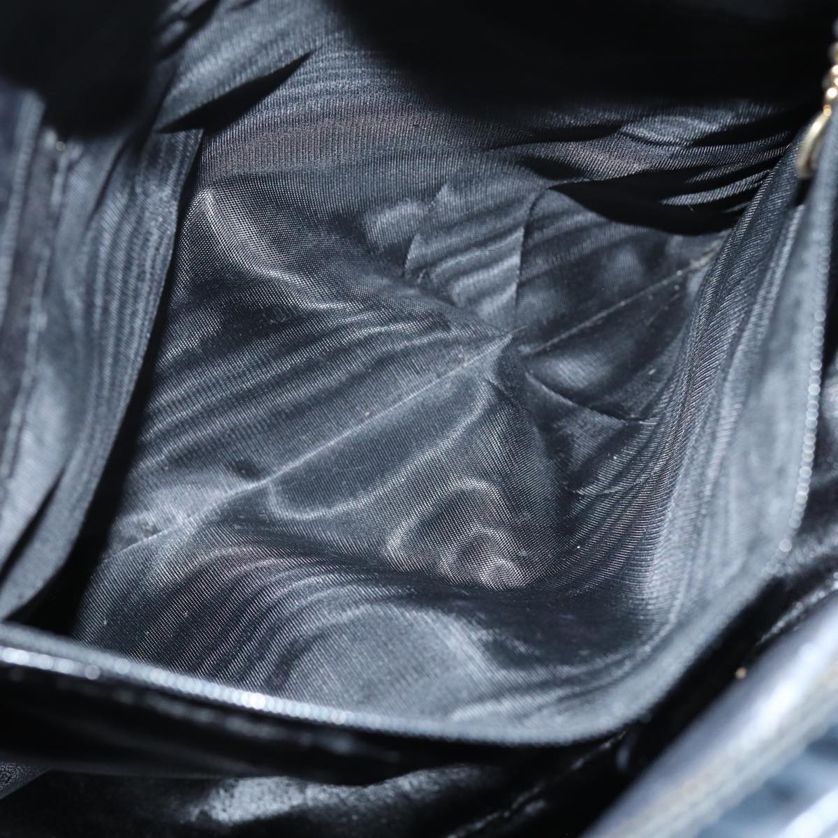GUCCI Shoulder Bag Patent leather Black 001 090 1649 73156