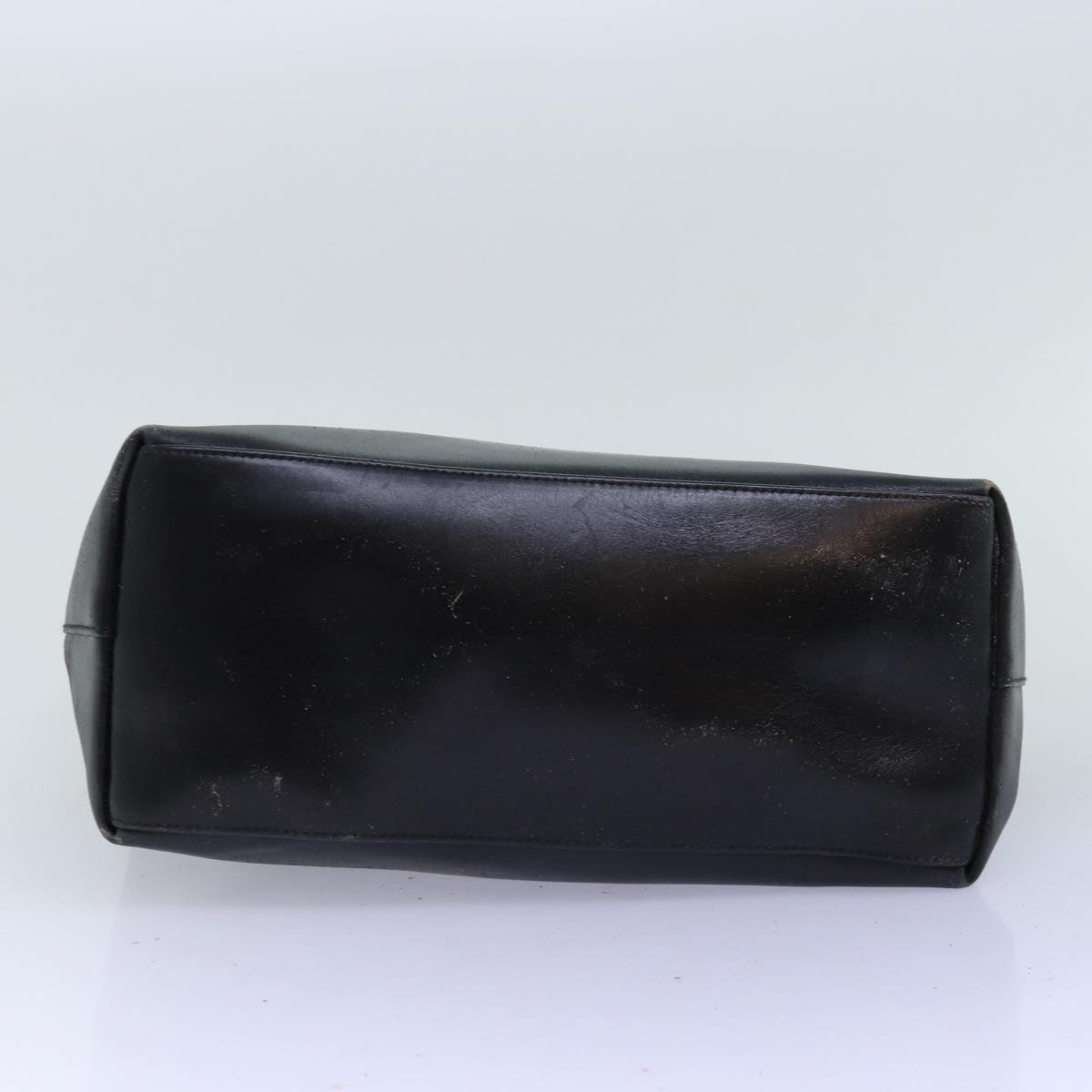 GUCCI Bamboo Shoulder Bag Leather Black 0013006 73163