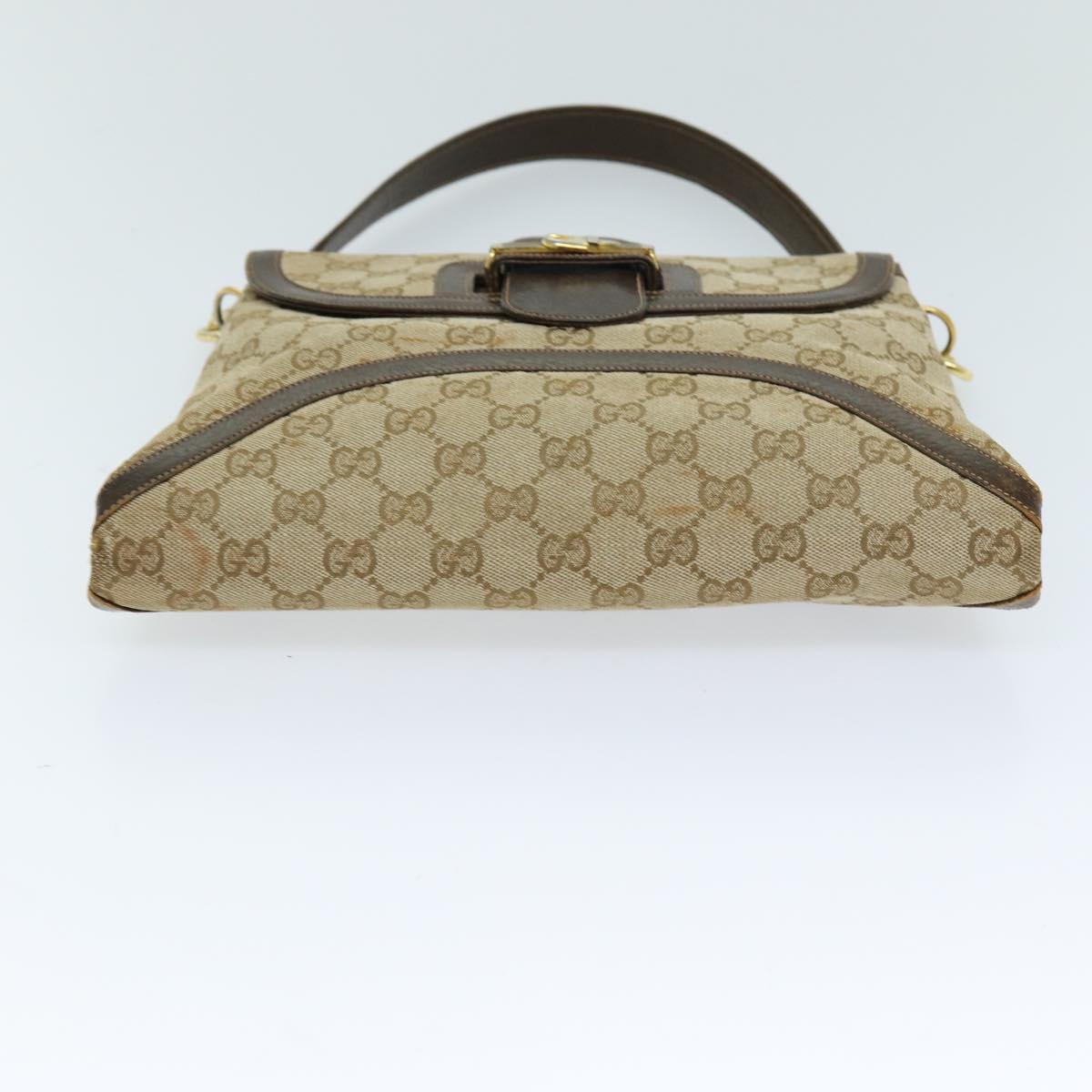 GUCCI GG Canvas Shoulder Bag 2way Beige 73227