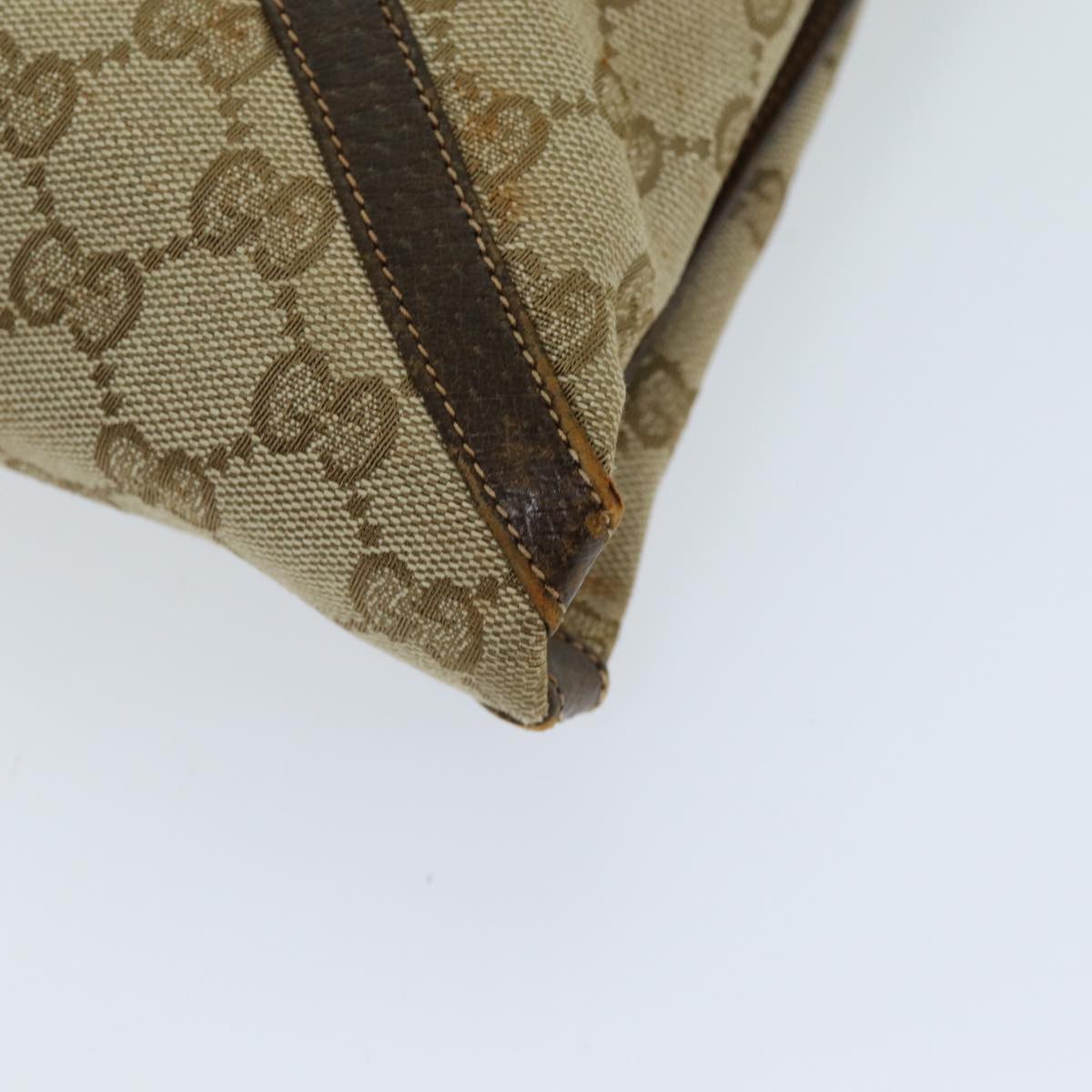 GUCCI GG Canvas Shoulder Bag 2way Beige 73227