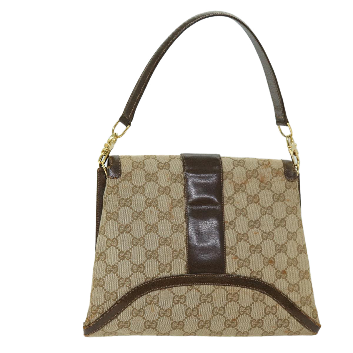 GUCCI GG Canvas Shoulder Bag 2way Beige 73227