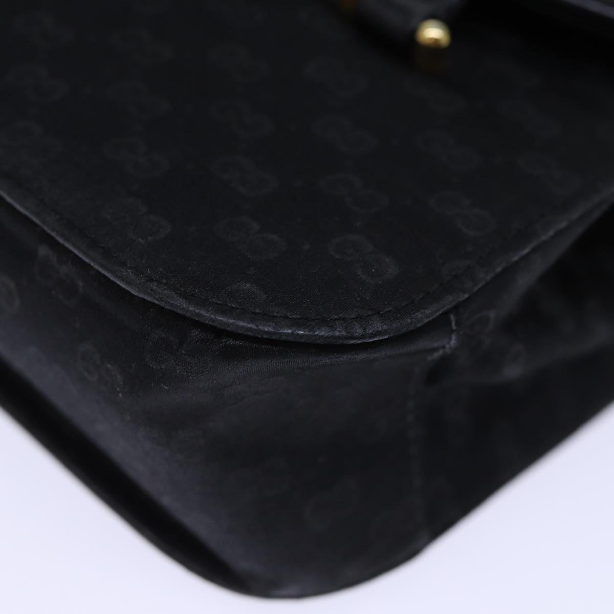 GUCCI Micro GG Canvas Hand Bag Black 73229