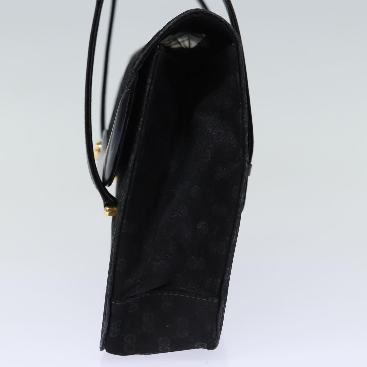 GUCCI Micro GG Canvas Hand Bag Black 73229