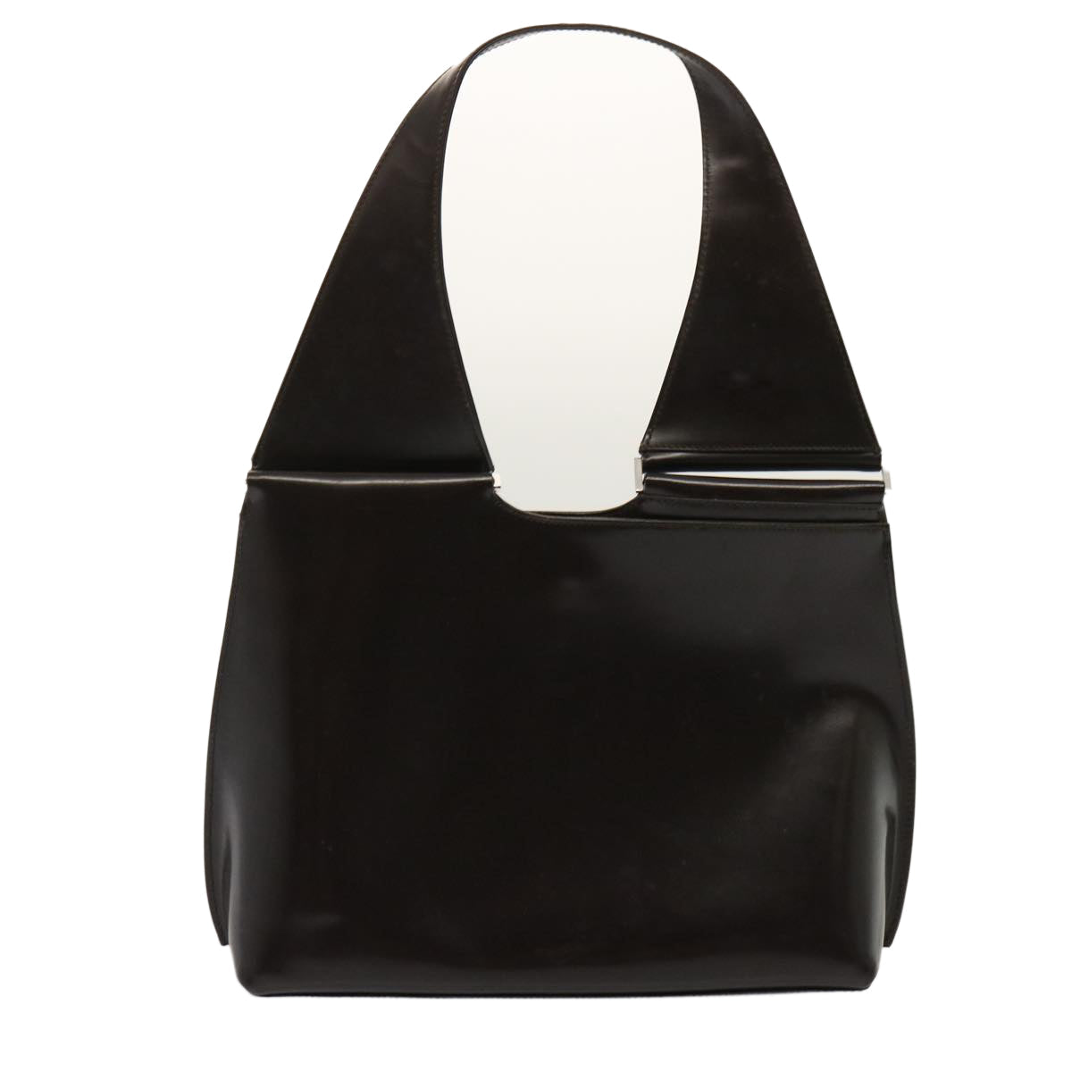 GUCCI Shoulder Bag Patent leather Brown 001 3115 73230