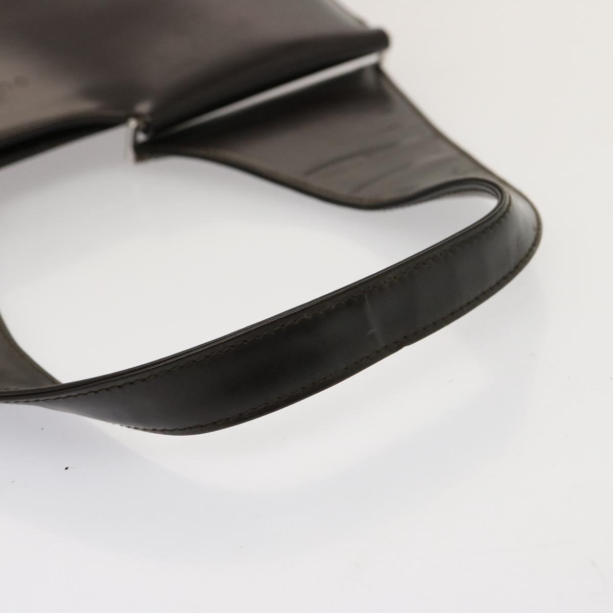 GUCCI Shoulder Bag Patent leather Brown 001 3115 73230