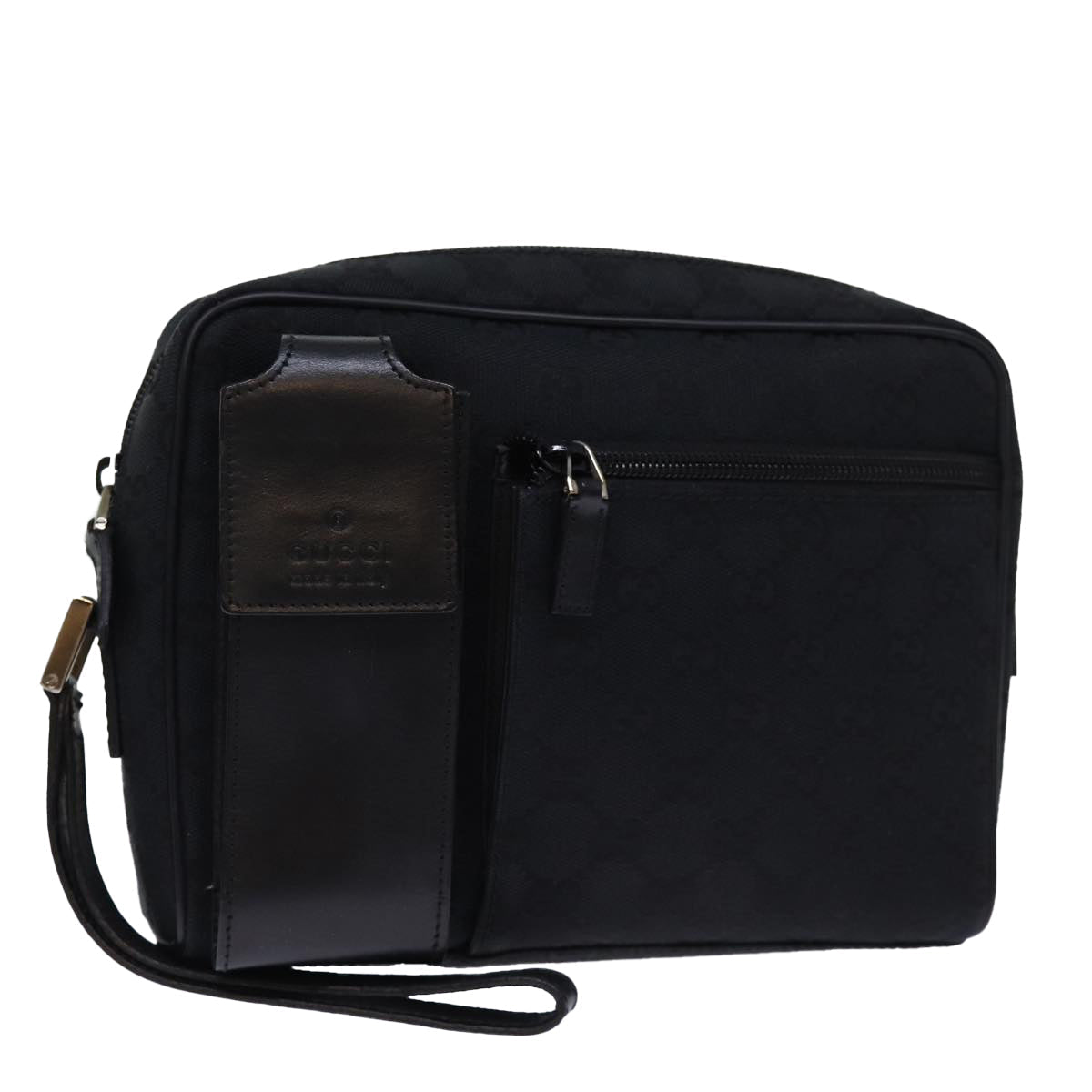 GUCCI GG Canvas Clutch Bag Black 018 1616 73233