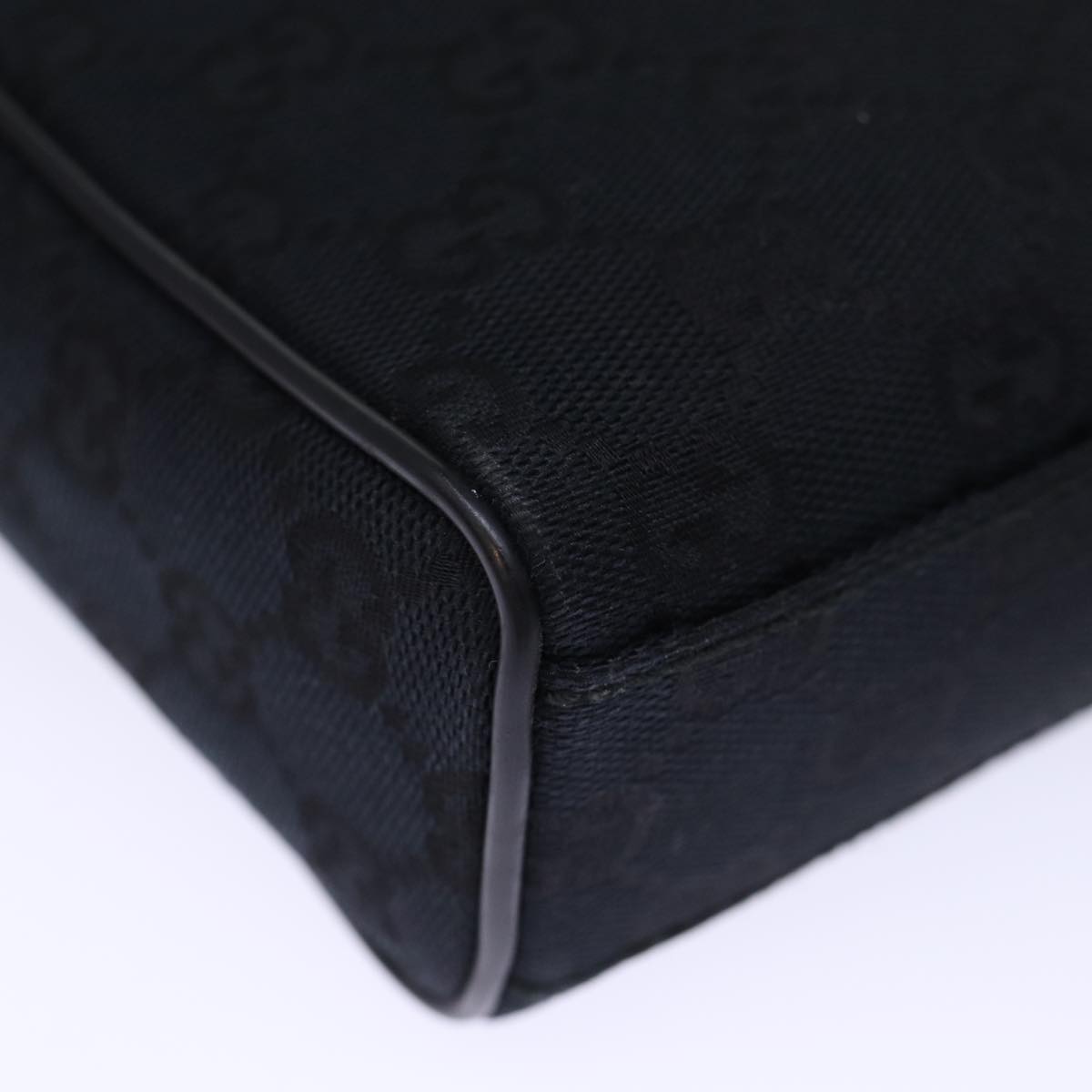 GUCCI GG Canvas Clutch Bag Black 018 1616 73233