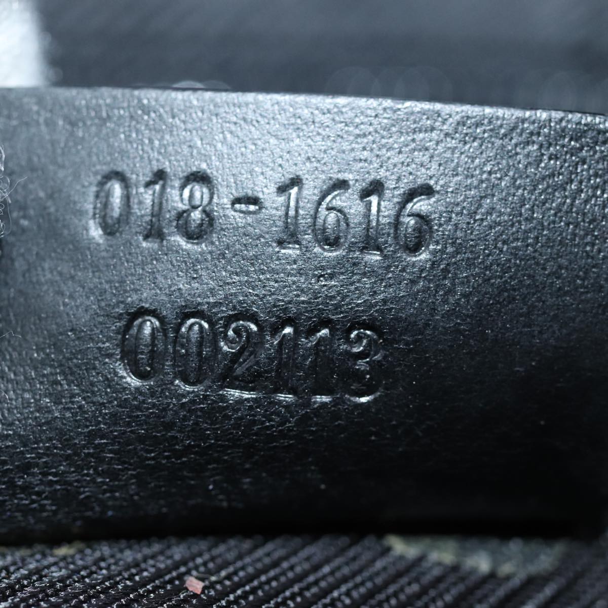 GUCCI GG Canvas Clutch Bag Black 018 1616 73233