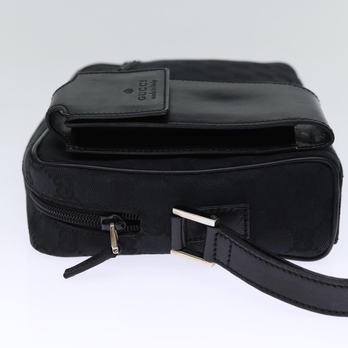 GUCCI GG Canvas Clutch Bag Black 018 1616 73233