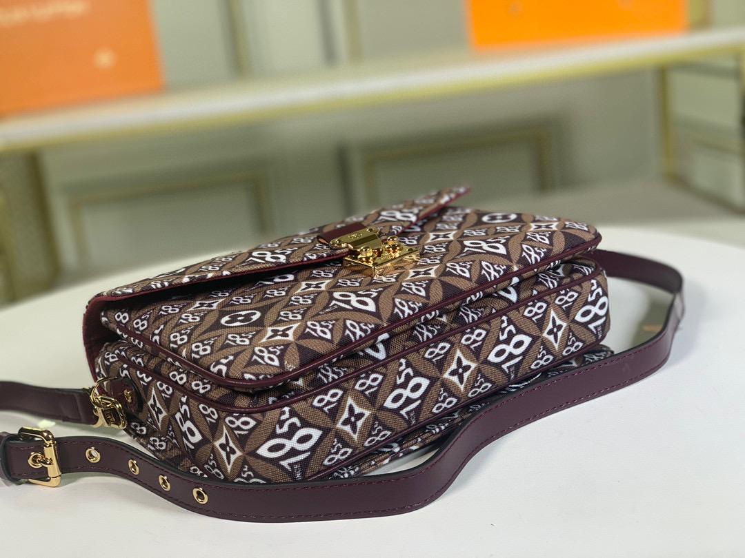 LV Pochette Metis MM Jacquard SinGLAMI 1854 Brown For Women,  Shoulder And Crossbody Bags 9.8in/25cm LV