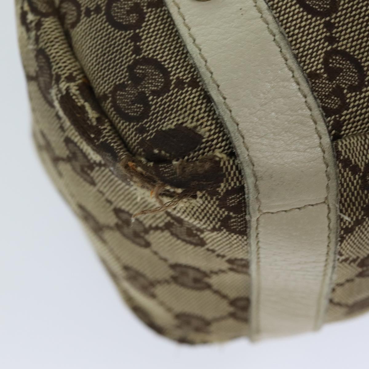 GUCCI GG Canvas Tote Bag Beige 130736 73364