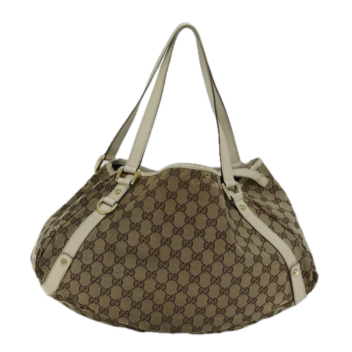 GUCCI GG Canvas Tote Bag Beige 130736 73364