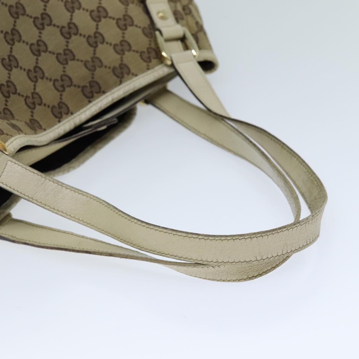 GUCCI GG Canvas Tote Bag Beige 130736 73364