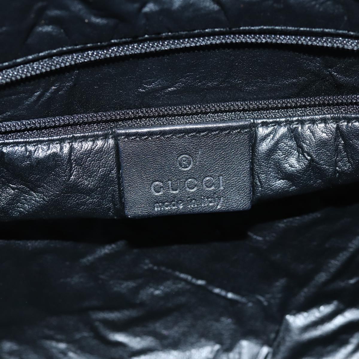 GUCCI GG Canvas Sherry Line Hand Bag White Black 000 0851 73370