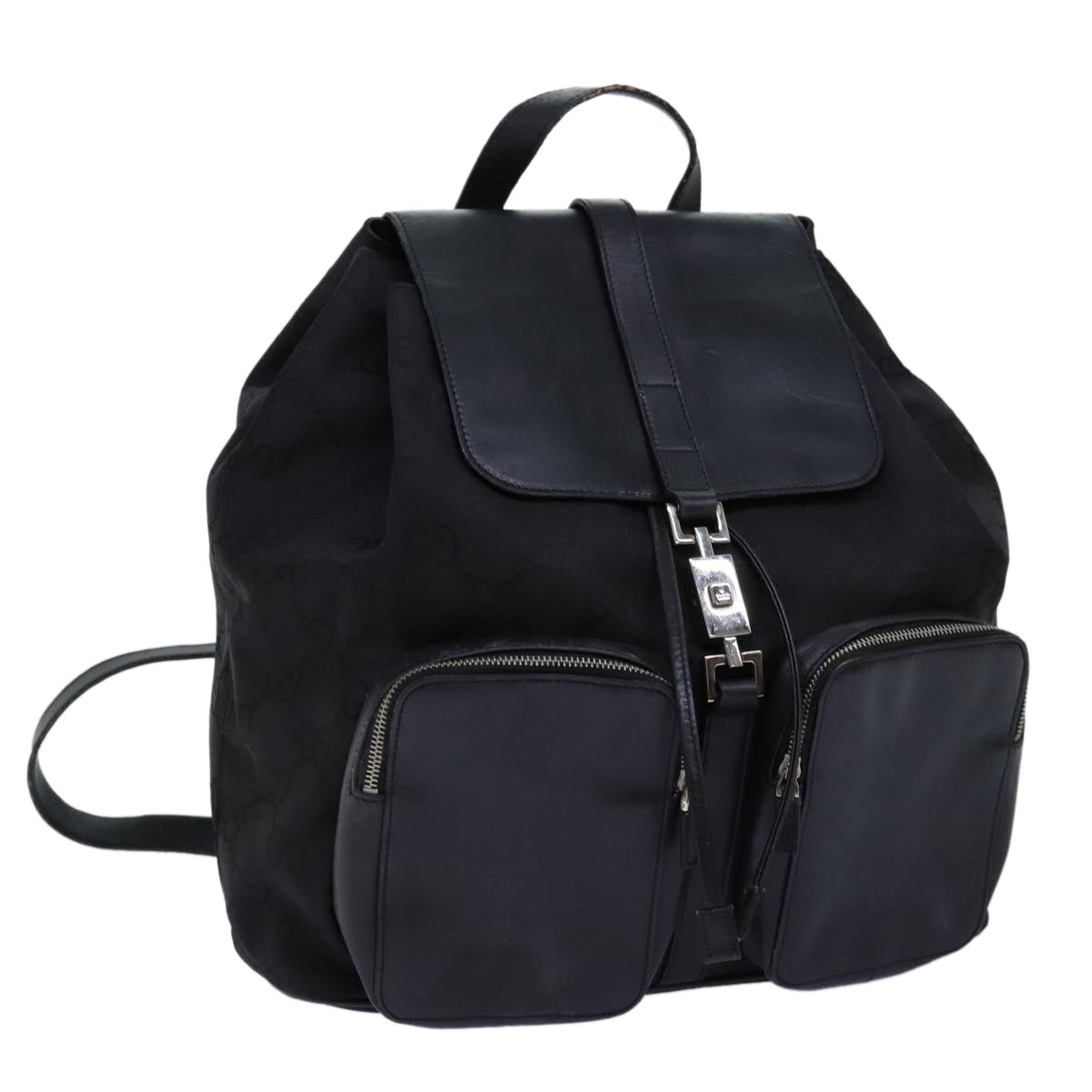 GUCCI GG Canvas Jackie Backpack Black 003 0246 73377