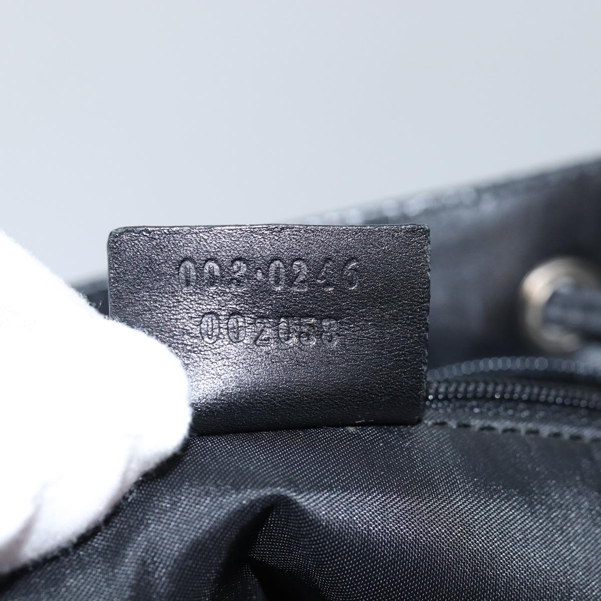GUCCI GG Canvas Jackie Backpack Black 003 0246 73377