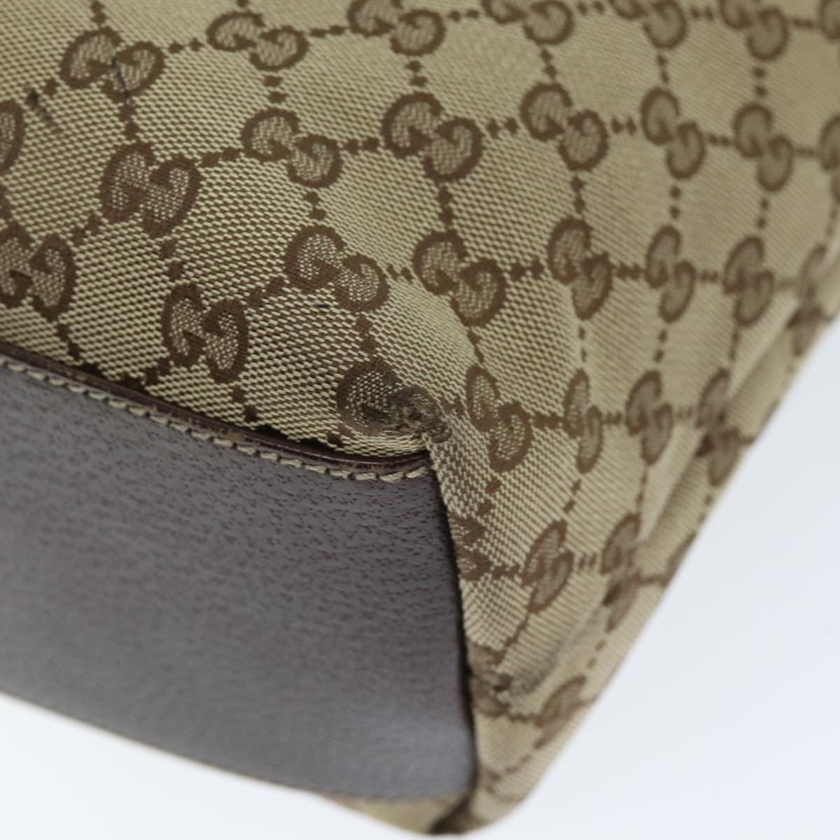 GUCCI GG Canvas Tote Bag Beige 153009 73451