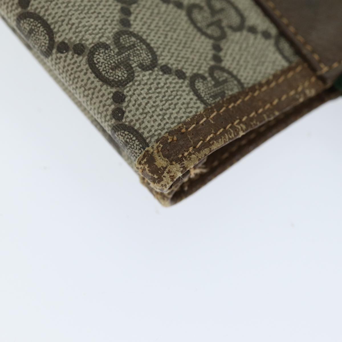 GUCCI GG Supreme Web Sherry Line Tote Bag Beige Red Green 39 02 003 73610