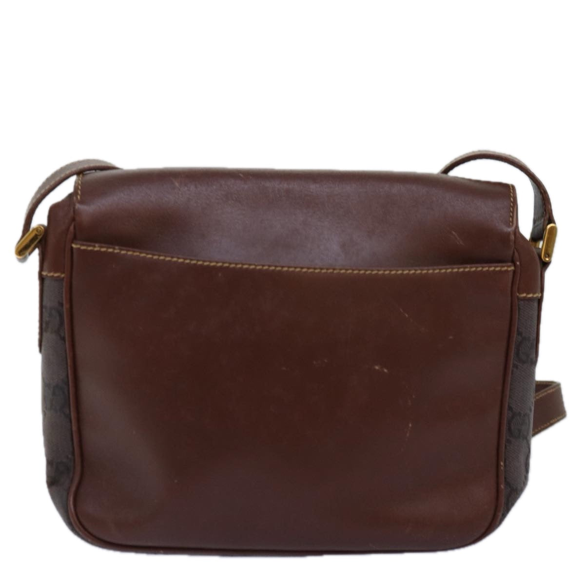 GUCCI GG Canvas Shoulder Bag Brown 007 256 0084 73658