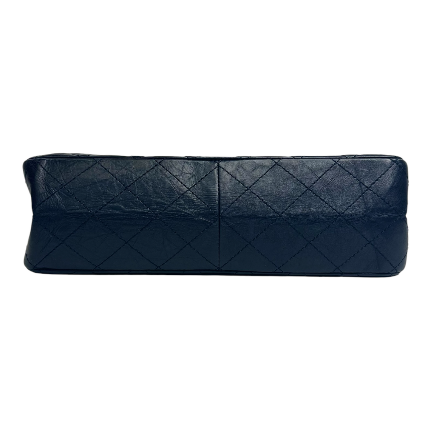 Chanel Aged Calfskin Quilted 2.55 Reissue 227 Flap Dark Blue