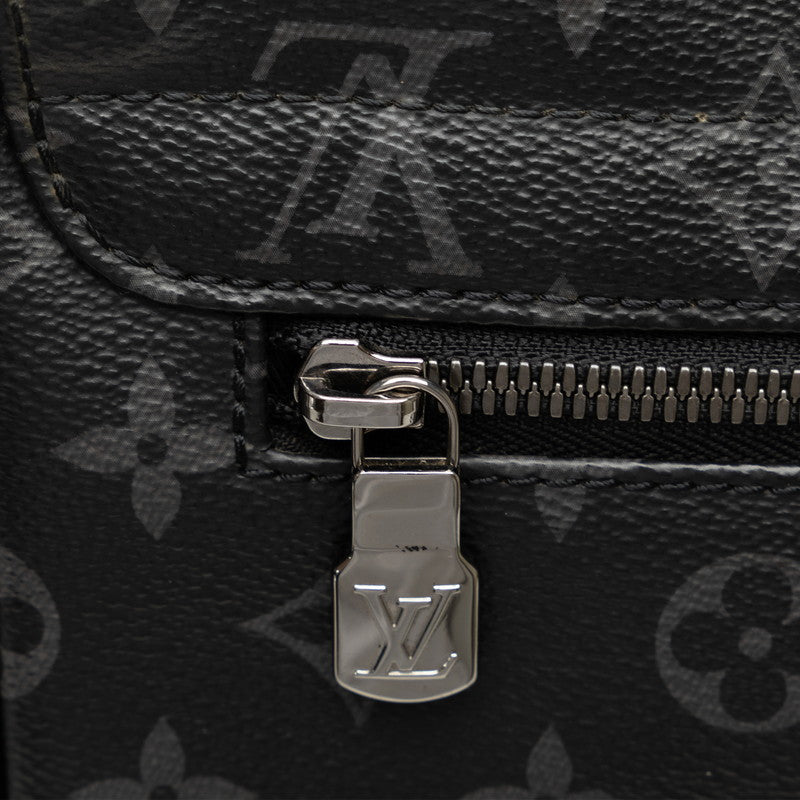 Louis Vuitton Monogram Eclipse District MM NM Shoulder Bag Messenger Bag M44001 Black PVC Leather Men Louis Vuitton