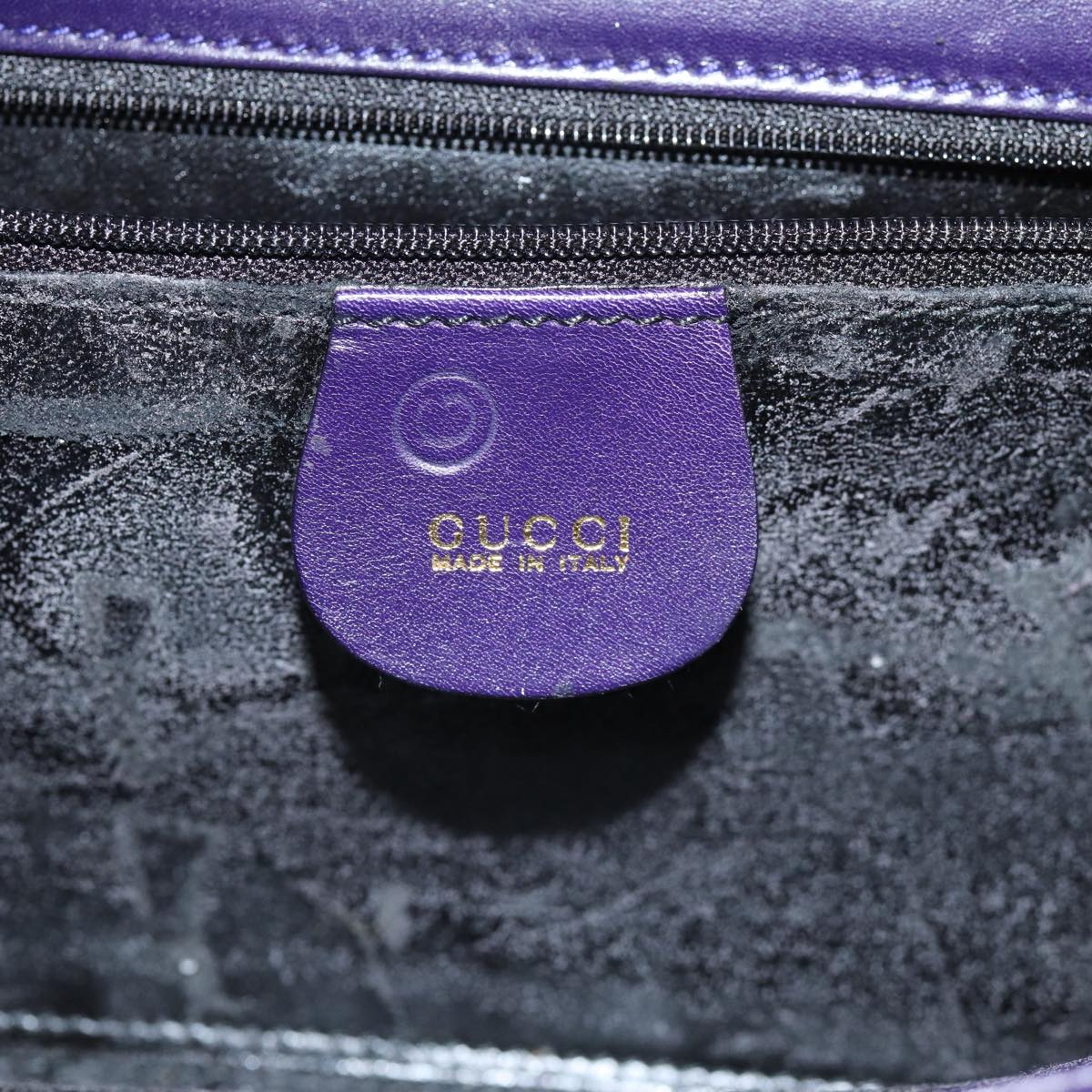 GUCCI Shoulder Bag Leather Outlet Purple 73727