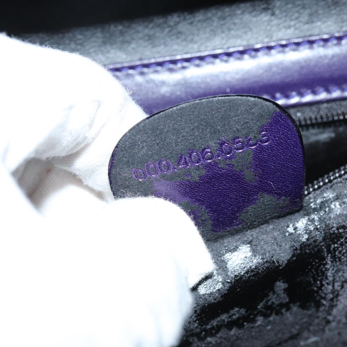 GUCCI Shoulder Bag Leather Outlet Purple 73727