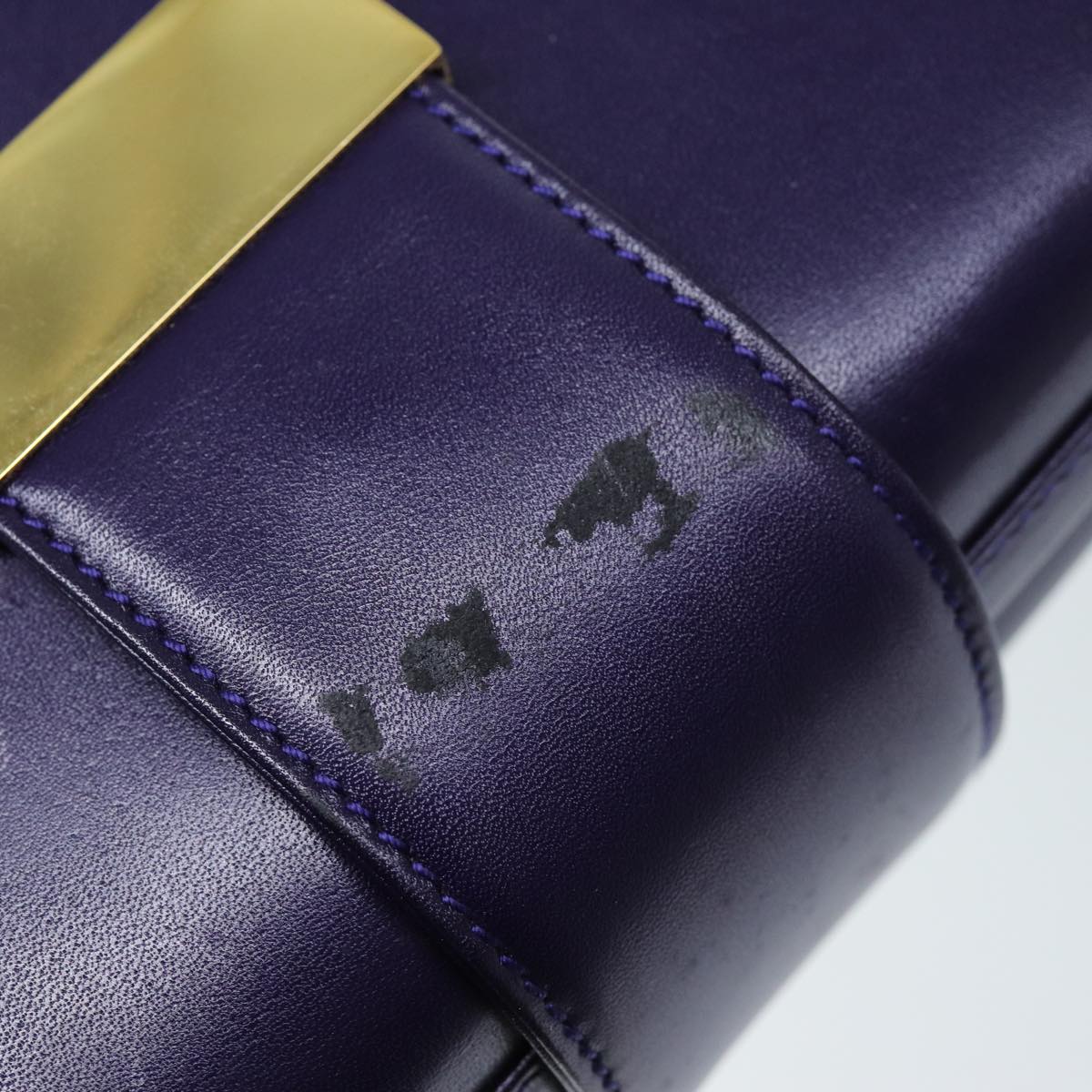 GUCCI Shoulder Bag Leather Outlet Purple 73727