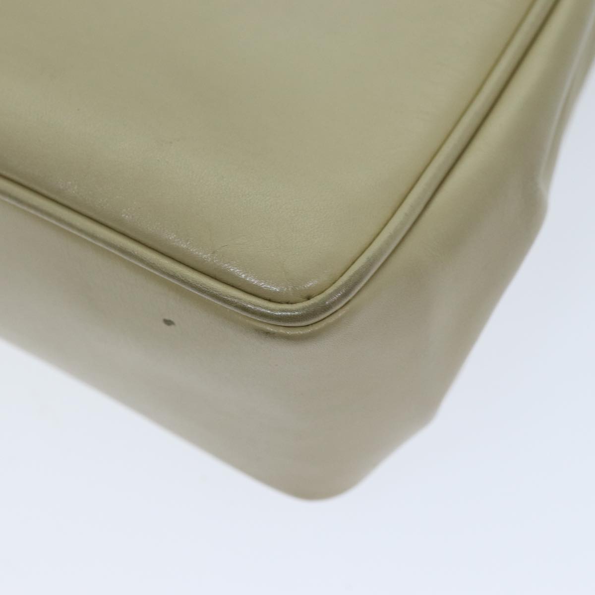 GUCCI Hand Bag Leather Beige 000 110 0092 73730