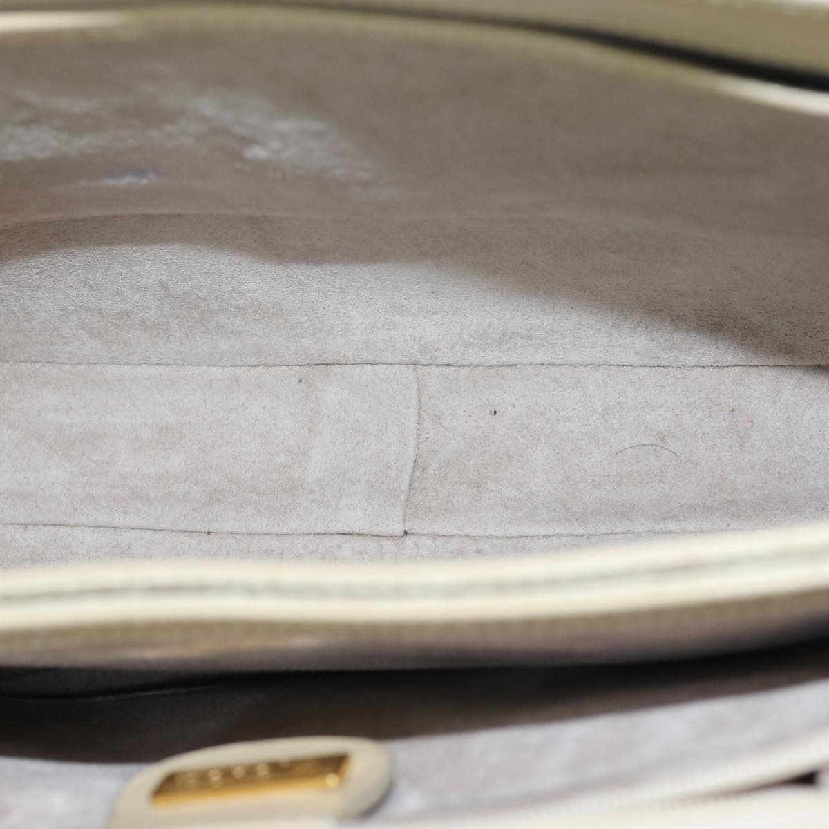 GUCCI Hand Bag Leather Beige 000 110 0092 73730
