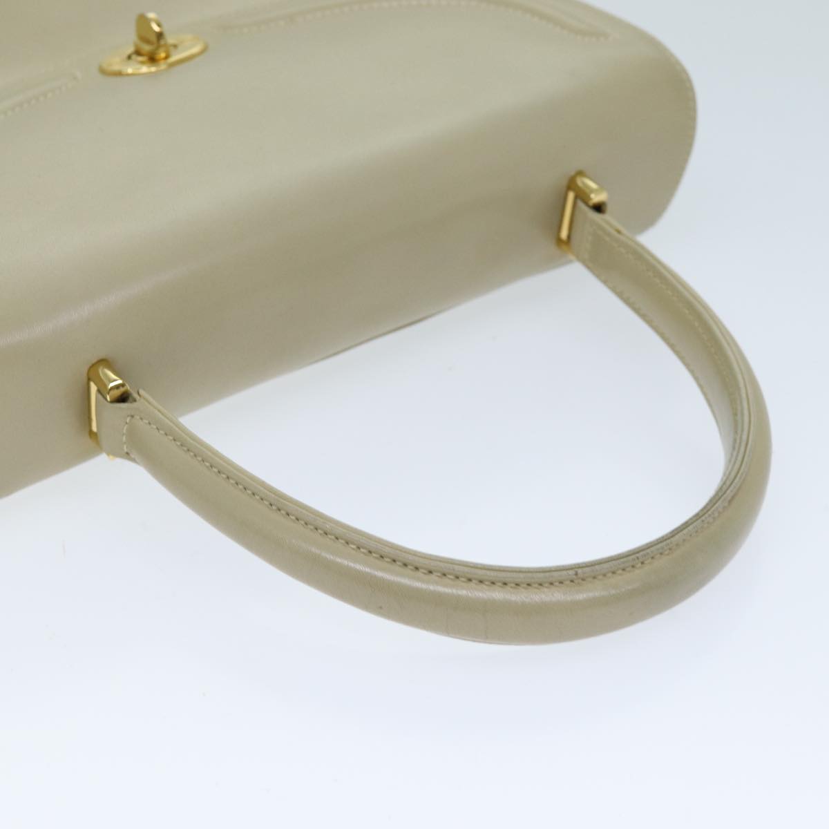 GUCCI Hand Bag Leather Beige 000 110 0092 73730