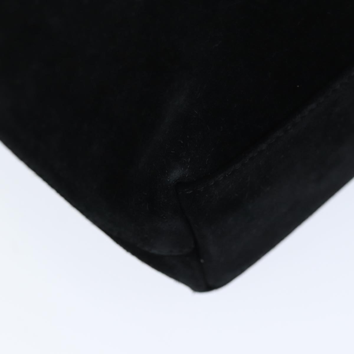 GUCCI Hand Bag Suede Black 000 2113 0553 73731